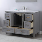 Load image into Gallery viewer, Isla 48&quot; Single Bathroom Vanity Set with Carrara White Marble Countertop
