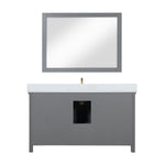 Load image into Gallery viewer, Isla 60&quot; Single Bathroom Vanity Set with White Composite Aosta Marble Countertop
