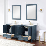 Load image into Gallery viewer, Isla 72&quot; Double Bathroom Vanity Set with Aosta White Marble Countertop
