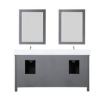 Load image into Gallery viewer, Isla 72&quot; Double Bathroom Vanity Set with Aosta White Marble Countertop
