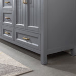 Load image into Gallery viewer, Isla 72&quot; Double Bathroom Vanity Set with Aosta White Marble Countertop
