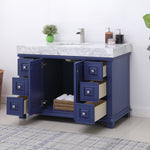 Load image into Gallery viewer, Jardin 48&quot; Single Bathroom Vanity Set with Carrara White Marble Countertop
