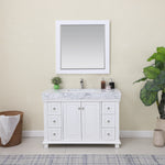 Load image into Gallery viewer, Jardin 48&quot; Single Bathroom Vanity Set with Carrara White Marble Countertop
