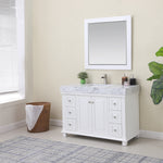 Load image into Gallery viewer, Jardin 48&quot; Single Bathroom Vanity Set with Carrara White Marble Countertop
