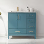 Load image into Gallery viewer, Sutton 36&quot; Single Bathroom Vanity Set with Marble Countertop
