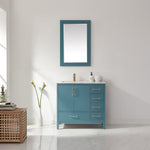 Load image into Gallery viewer, Sutton 36&quot; Single Bathroom Vanity Set with Marble Countertop

