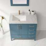 Load image into Gallery viewer, Sutton 36&quot; Single Bathroom Vanity Set with Marble Countertop
