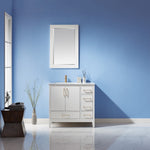 Load image into Gallery viewer, Sutton 36&quot; Single Bathroom Vanity Set with Marble Countertop
