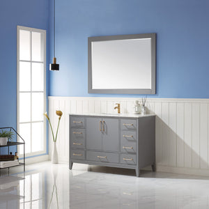 Sutton 48" Single Bathroom Vanity Set with Marble Countertop