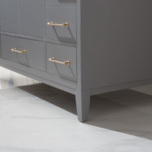 Sutton 48" Single Bathroom Vanity Set with Marble Countertop