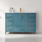 Load image into Gallery viewer, Sutton 48&quot; Single Bathroom Vanity Set with Marble Countertop
