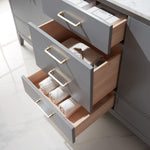 Load image into Gallery viewer, Sutton 72&quot; Double Bathroom Vanity Set with Marble Countertop
