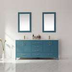 Load image into Gallery viewer, Sutton 72&quot; Double Bathroom Vanity Set with Marble Countertop
