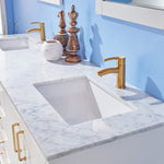 Load image into Gallery viewer, Sutton 72&quot; Double Bathroom Vanity Set with Marble Countertop
