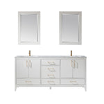 Load image into Gallery viewer, Sutton 72&quot; Double Bathroom Vanity Set with Marble Countertop
