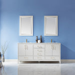Load image into Gallery viewer, Sutton 72&quot; Double Bathroom Vanity Set with Marble Countertop
