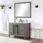 Load image into Gallery viewer, Hadiya 48&quot; Single Bathroom Vanity Set with Aosta White Composite Stone Countertop

