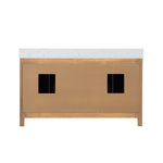 Load image into Gallery viewer, Hadiya 60&quot; Double Bathroom Vanity Set with Aosta White Composite Stone Countertop
