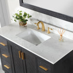 Load image into Gallery viewer, Gazsi 48&quot; Single Bathroom Vanity Set with Grain White Composite Stone Countertop
