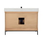 Load image into Gallery viewer, Kesia 48&quot; Single Bathroom Vanity Set with Aosta White Composite Stone Countertop
