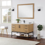Load image into Gallery viewer, Wildy 48&quot; Single Bathroom Vanity Set with Grain White Composite Stone Countertop
