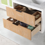 Load image into Gallery viewer, Dione Single Bathroom Vanity Set with Aosta White Stone Countertop

