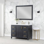 Load image into Gallery viewer, Weiser 48&quot; Single Bathroom Vanity Set with Composite Aosta White Stone Countertop
