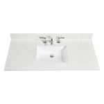 Load image into Gallery viewer, Belluno Single Sink Bathroom Vanity Countertop in Milano White
