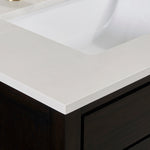 Load image into Gallery viewer, Belluno Double Sink Bathroom Vanity Countertop in Milano White
