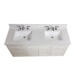 Load image into Gallery viewer, Frosinone Double Sink Bathroom Vanity Countertop in Jazz White
