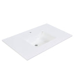 Load image into Gallery viewer, Viterbo Single Sink Bathroom Vanity Countertop in Snow White
