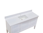 Load image into Gallery viewer, Viterbo Single Sink Bathroom Vanity Countertop in Snow White
