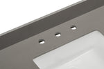 Load image into Gallery viewer, Madrid Single Sink Bathroom Vanity Countertop in Concrete Grey
