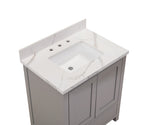 Load image into Gallery viewer, Eivissa Single Sink Bathroom Vanity Countertop in Calacatta White
