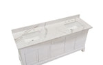 Load image into Gallery viewer, Eivissia Double Sink Bathroom Vanity Countertop in Calacatta White
