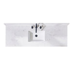 Load image into Gallery viewer, Trento Stone effects Vanity Top in Aosta White with White Sink
