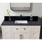 Load image into Gallery viewer, Feltre Stone effects Single Sink Vanity Top in Imperial Black with White Sink
