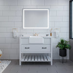 Load image into Gallery viewer, Genova Rectangle Frameless Modern LED Bathroom Vanity Mirror
