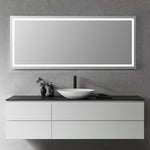 Load image into Gallery viewer, Genova Rectangle Frameless Modern LED Bathroom Vanity Mirror

