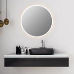 Load image into Gallery viewer, Dimora Round Frameless Modern Bathroom Vanity LED Lighted Wall Mirror
