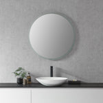 Load image into Gallery viewer, Dimora Round Frameless Modern Bathroom Vanity LED Lighted Wall Mirror
