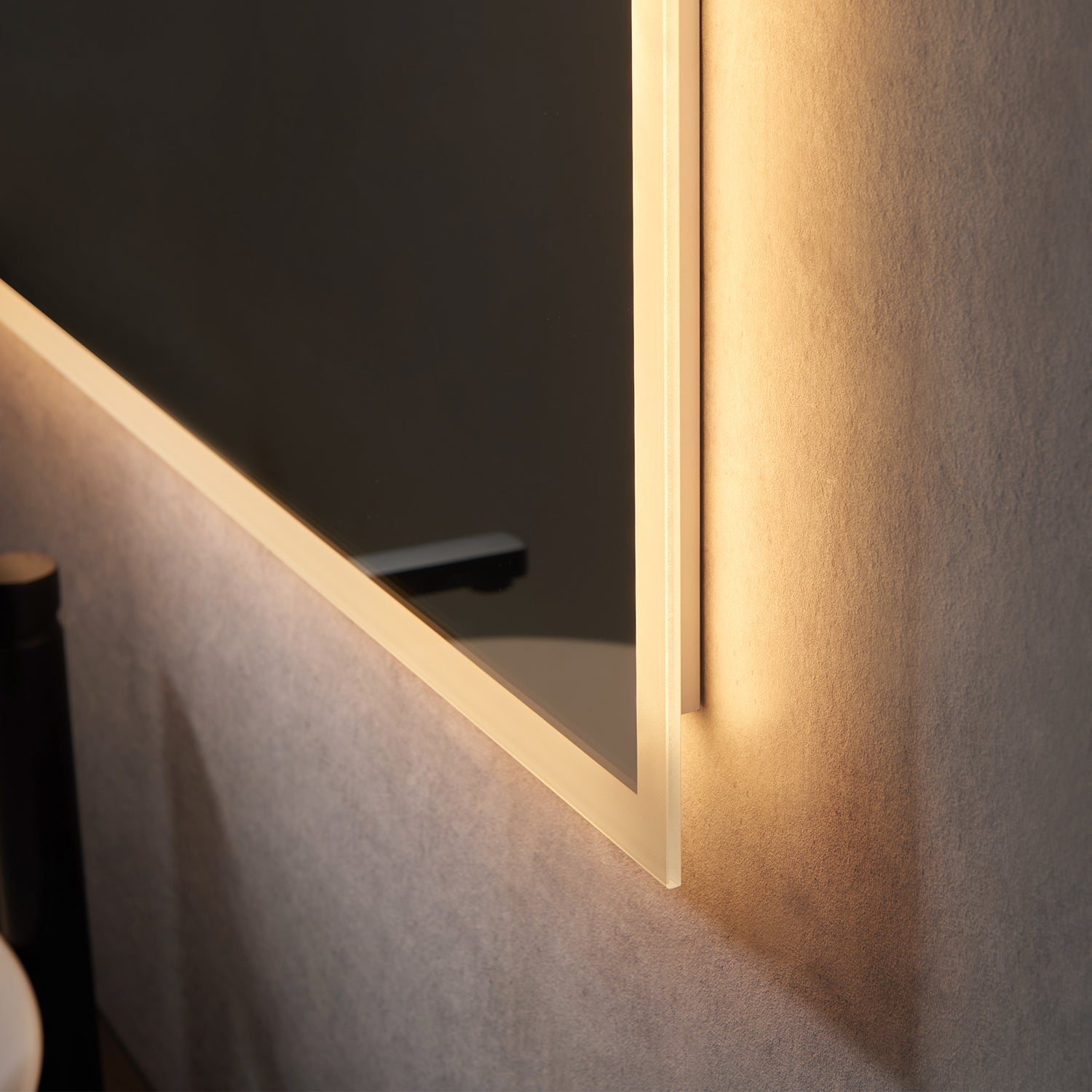 Cassano Rectangle Frameless Modern Bathroom Vanity LED Lighted Wall Mirror