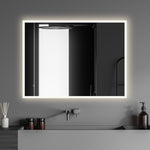 Load image into Gallery viewer, Cassano Rectangle Frameless Modern Bathroom Vanity LED Lighted Wall Mirror
