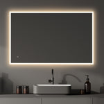 Load image into Gallery viewer, Cassano Rectangle Frameless Modern Bathroom Vanity LED Lighted Wall Mirror
