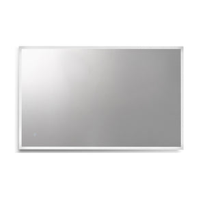 Cassano Rectangle Frameless Modern Bathroom Vanity LED Lighted Wall Mirror