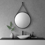 Load image into Gallery viewer, Epoca 28&quot; Circle Bathroom Vanity Aluminum Framed Wall Mirror

