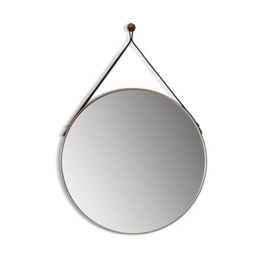 Epoca 28" Circle Bathroom Vanity Aluminum Framed Wall Mirror