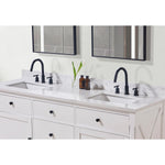 Load image into Gallery viewer, Oderzo Stone effects Single Sink Vanity Top in Aosta White with White Sink
