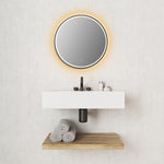 Load image into Gallery viewer, Palme Round 32&quot; Framed Modern Bathroom/Vanity LED Lighted Wall Mirror
