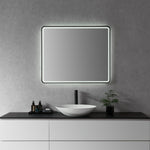 Load image into Gallery viewer, Viaggi Rectangle 36&quot; Framed Modern Bathroom Vanity LED Lighted Wall Mirror
